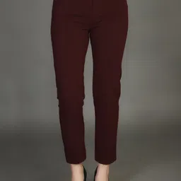 Chemistry Women High-Rise Easy Wash Trousers-image-50