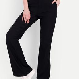 Next One Women High-Rise Stretchable Flared Bootcut Corduroy Trousers-picture-33