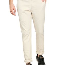 Basics Men Tapered Fit Cotton Trousers-picture-18