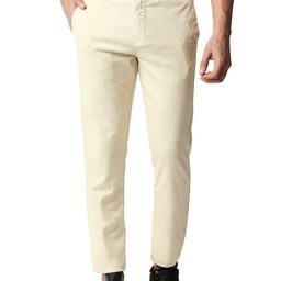 Basics Men Cotton Tapered Fit Trousers-picture-6
