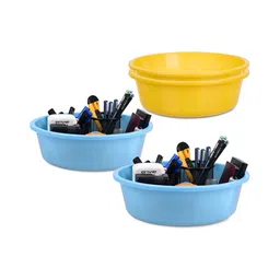Kuber Industries Yellow Set of 4 Regular Desk Organiser Organisers-picture-13