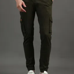 PAUL STREET Men Smart Slim Fit Travel Features Cargo Joggers-picture-14