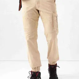Wildcraft Men Relaxed Mid Rise Cargo Joggers-picture-24