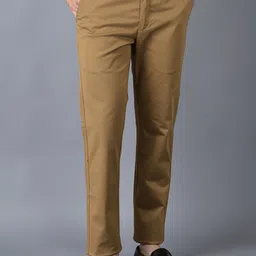 CANOE Men Mid-Rise Smart Chinos Trousers-image-10