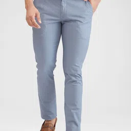 ColorPlus Men Slim Fit Chinos Trousers-image-37