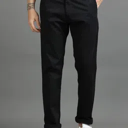 Dogi Verg Men Tailored Slim Fit Cotton Chinos Trousers-image-25