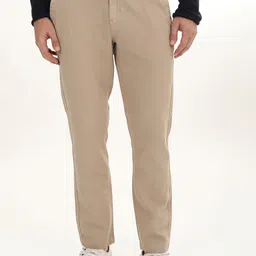 POE Men Smart Slim Fit Chinos Trousers-picture-19