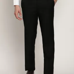 Cantabil Men Black Trousers-picture-33