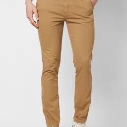 SPYKAR Slim Fit Mid-Rise Cotton Trousers-image-25