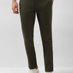 Peter England Casuals Men Slim Fit Trousers-picture-38