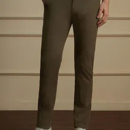 Peter England Casuals Men Mid-Rise Slim Fit Trousers-image-30