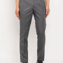 VEI SASTRE Men Smart Slim Fit Formal Trouser-picture-40