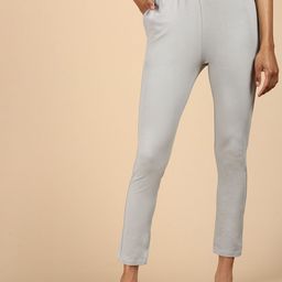 De Moza Women Pencil Slim Fit Cotton Trousers-picture-40