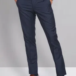 AD By Arvind Men Slim Fit Mid-Rise Formal Trousers-image-59