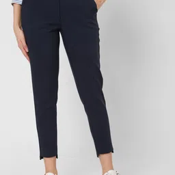 Vero Moda Women Blue Slim Fit Trousers-picture-12