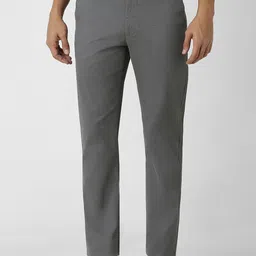Van Heusen Sport Men Textured Slim Fit Casual Trousers-image-76