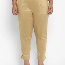 AURELIA Women Mid Rise Regular Fit Pleated Trousers-image-76