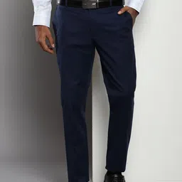 Tommy Hilfiger Men Mid-Rise Formal Trousers image 1