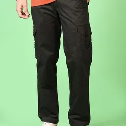 V-Mart Men Cotton Regular Fit Mid-Rise Cargos-picture-22