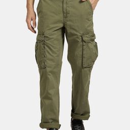 t-base Men Mid-Rise Cargos Trousers-picture-37