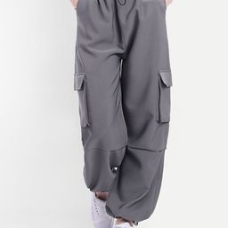 Next One Women Smart High-Rise Cargos Trousers-picture-26