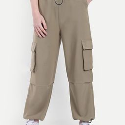 Next One Women Loose Fit Parachute Trousers-picture-9