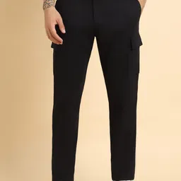 Dennis Lingo Men Slim Fit Cargos Trousers-picture-25