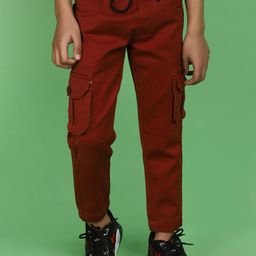 V-Mart Boys Mid-Rise Cotton Cargo Trouser-picture-26