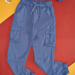 Pantaloons Junior Boys Cotton Cargos Trousers image 1