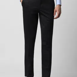 van heusen V Dot Men Skinny Fit Mid-Rise Formal Trousers-picture-25