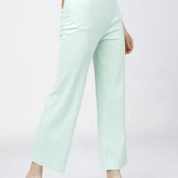 Tokyo Talkies Women Green Slim Fit Trousers image 2
