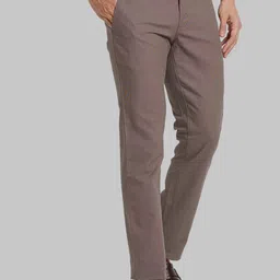 Parx Men Textured Tapered Fit Trousers image 2