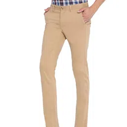 Basics Men Tapered Fit Mid Rise Cotton Trouser image 2