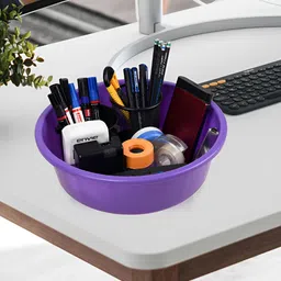 Kuber Industries Purple Set of 6 Regular Desk Organiser Organisers image 3