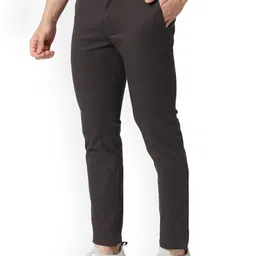 Basics Men Slim Fit Cotton Stretched Chinos Trouser image 2