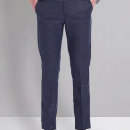 AD By Arvind Men Slim Fit Mid-Rise Formal Trousers image 3
