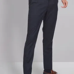 AD By Arvind Men Slim Fit Mid-Rise Formal Trousers image 2