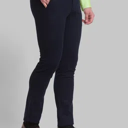 Park Avenue Men Blue Slim Fit Formal Trouser image 3