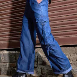 SASSAFRAS Women Bootcut High-Rise Pure Cotton Jeans-image-56