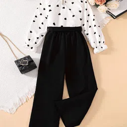 INCLUD Girls Printed Top with Trousers image 2