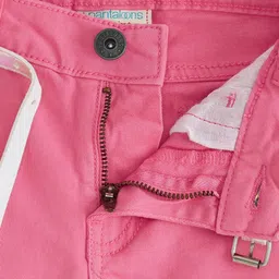 Pantaloons Junior Girls Pink Trousers image 3