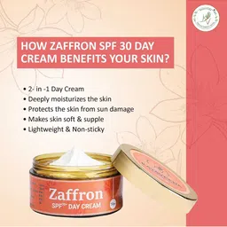 Kayaveeda Zaffron SPF 30+ Day Cream with Aloe Vera & Almonds - 50ml image 5