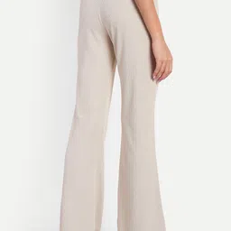 Next One Women High-Rise Stretchable Flared Bootcut Corduroy Trousers image 2