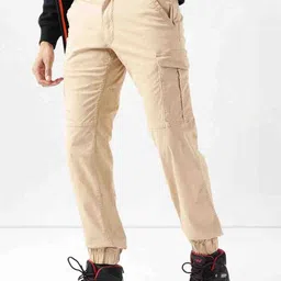 Wildcraft Men Relaxed Mid Rise Cargo Joggers image 5