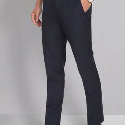 AD By Arvind Men Slim Fit Mid-Rise Formal Trousers image 5