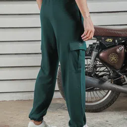 High Star Men Relaxed Straight Leg Mid-Rise Straight Fit Joggers image 2