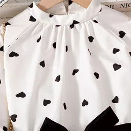 INCLUD Girls Printed Top with Trousers image 3