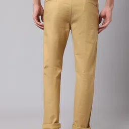 Cantabil Men Khaki Chinos Cotton Trousers image 2