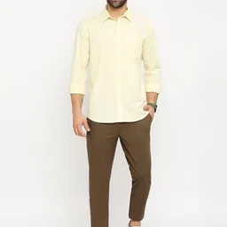Basics Men Tapered Fit Cotton Chinos image 3