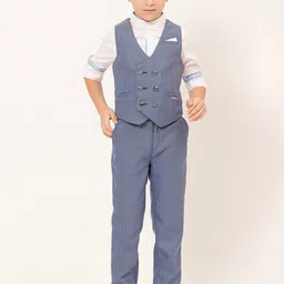 One Friday Boys Mid Rise Formal Trousers image 4